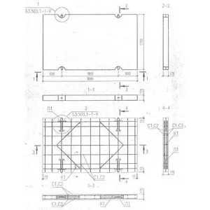 Плиты жб для покрытия длрог (1ПП30.18-30)
