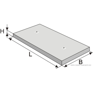 Фундаментная плита ФП (под контрофорс)